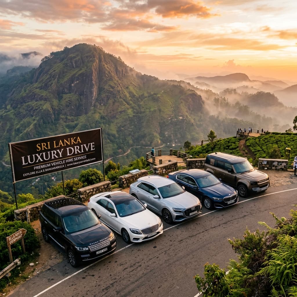 Royal Rides Sri Lanka Executive Car Rental Fleet Ella Bandarawela